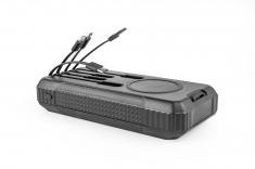 OXE Solární Powerbanka, kapacita 33800 mAh, černá